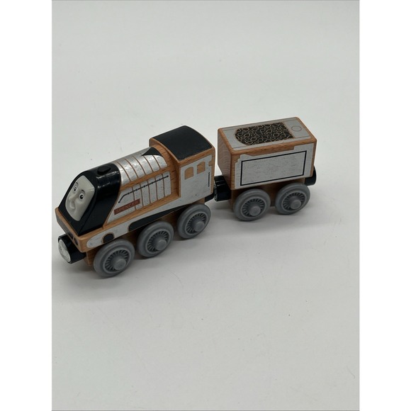 Other - Thomas & Friends Wood Spencer Engine & Tender Set FHM42 Wooden Railway Train